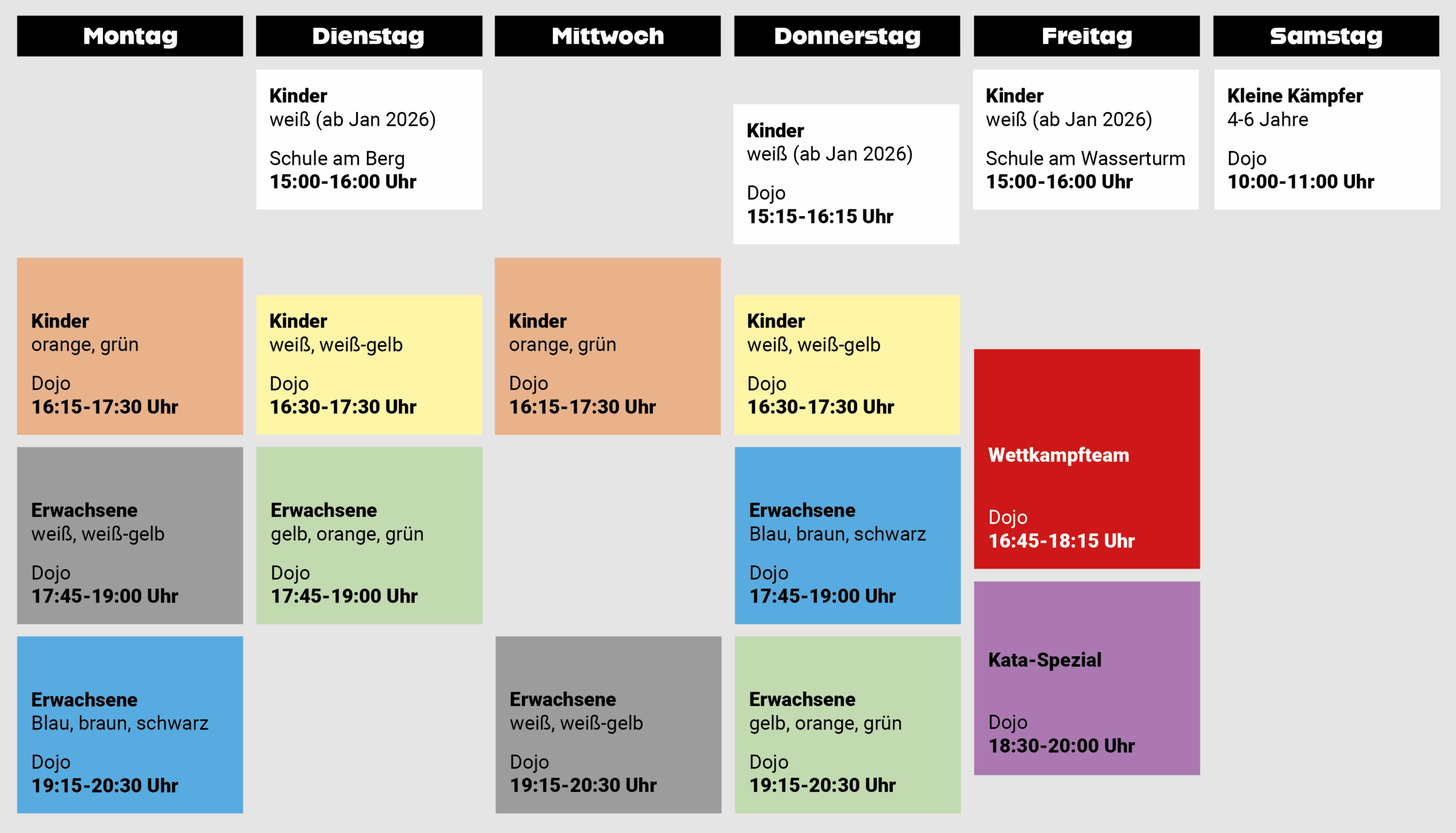 Trainingsplan trainingsplan nintai karate
